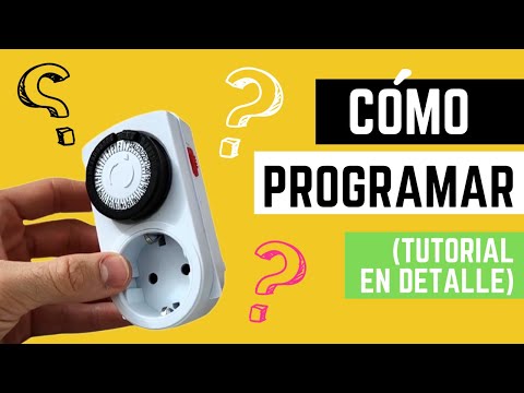 Como programar un enchufe temporizador eléctrico analógico 