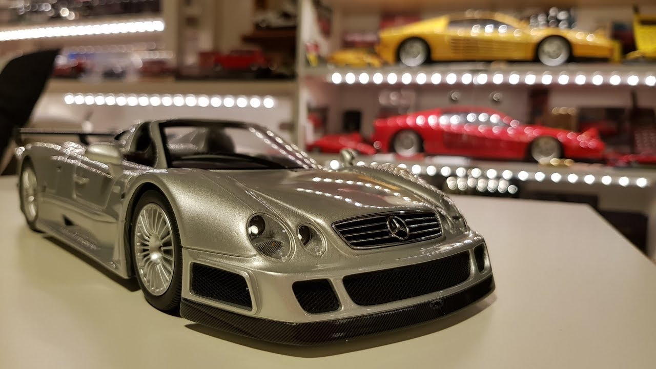 Mercedes-Benz CLK GTR ROADSTER 1:18 GT SPIRIT - YouTube