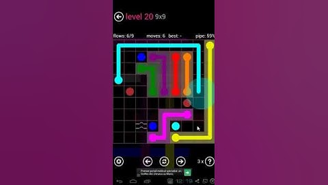 Flow Bridges - level 20 classic pack 2 - 9 x 9