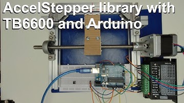 Arduino with AccelStepper library and TB6600 stepper motor controller