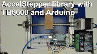 Arduino with AccelStepper library and TB6600 stepper motor controller