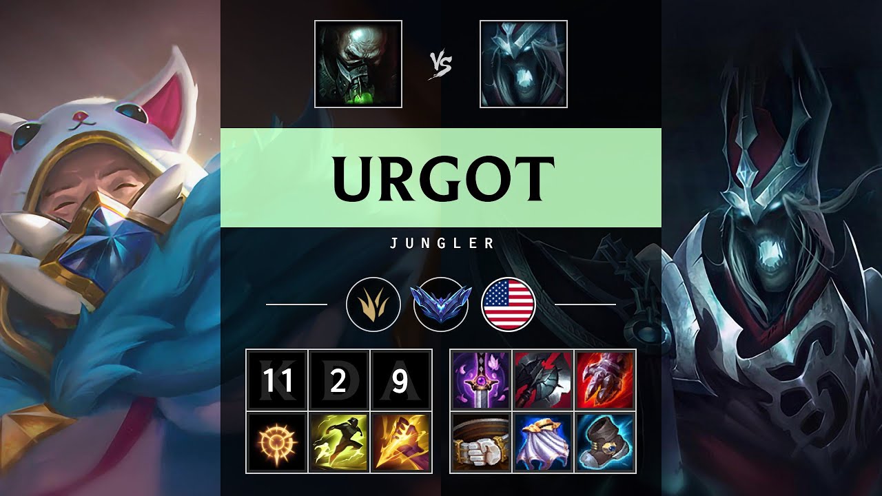 Urgot Jungle vs Karthus - NA Diamond Patch 25.16