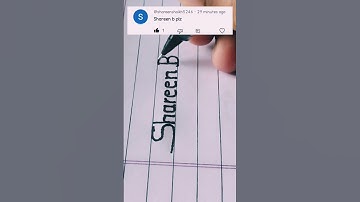 Shareen name writing neatly #video #youtube #viral #trending #reels #shorts #learning #easy