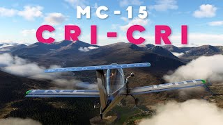FS2020 MC-15 Cri-Cri first impressions. This MSFS ATSimulations tiny plane is seriously good fun! screenshot 5