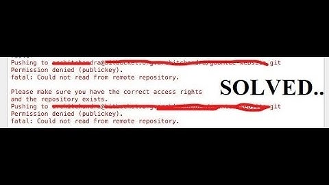 Permission denied (publickey) || Git push origin master Error Solved
