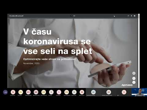 SBC Webinar - Optimizirajte vaše spletne strani za prihodnost (12. november 2020)
