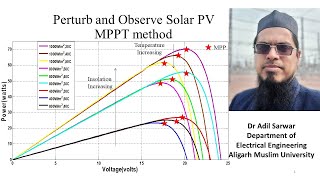 Solar PV MPPT using Perturb and Observe