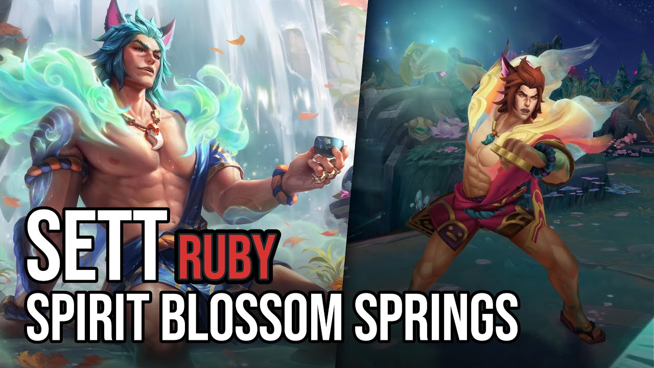 Spring Later. Ruby Photo Ruby Spirit Blossom Springs Sett Skin | League of Legends | Chromas ...