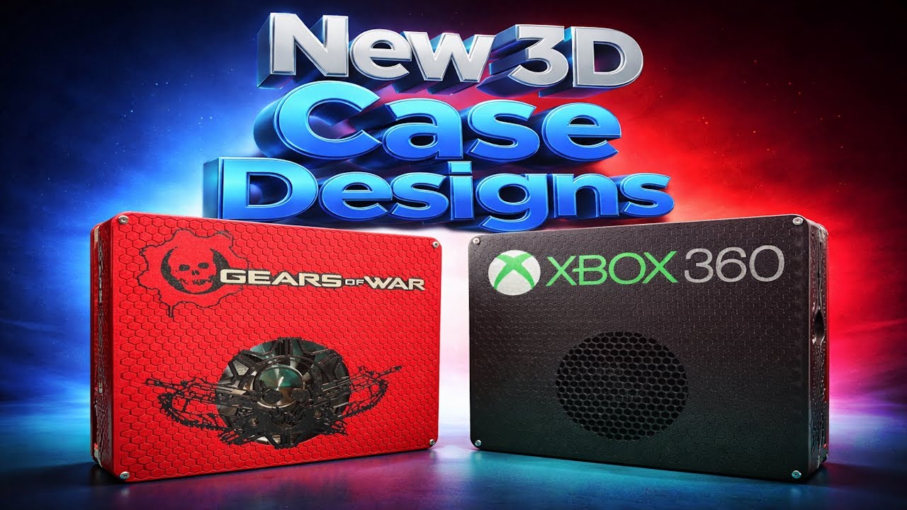 🔧 Новый 3D-дизайн корпуса для Xbox 360 | Высокопроизводительный корпус с сотовой структурой