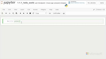 Introduction to Python: Absolute Beginner Module 1 Video 1 Hello World!