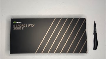 Nvidia RTX 3060ti Founders Edition Unboxing