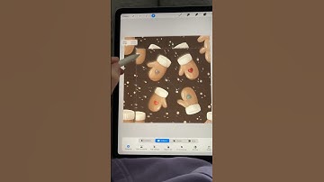 Draw with me a Christmas pattern Process in Procreate #pattern #procreate #christmas #howtodraw