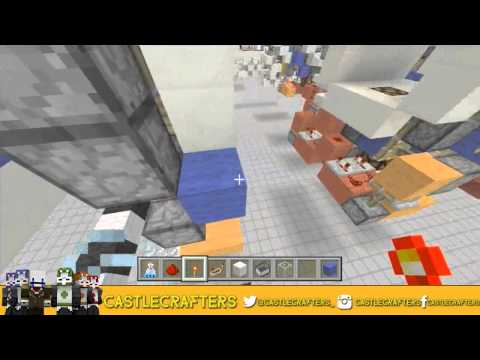 Minecraft Xbox 360/PS3-3x3 Piston Lamp Door Tutorial