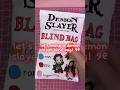 making a demon slayer blind bag! #papercraft #blindbag #craft #diy #demonslayer #anime #asmr #shorts
