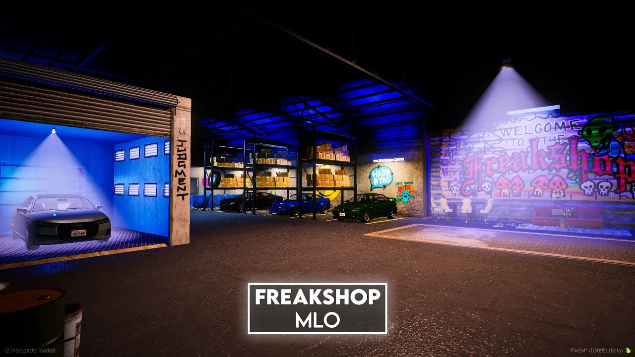 GTAV MLO - The Freakshop Illegal Garage | Exclusively for FiveM