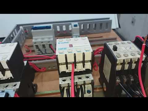 Comandos Elétricos: Aula 94 - Continuação-Montagem circuito de comando - Partida  Estrela-triângulo