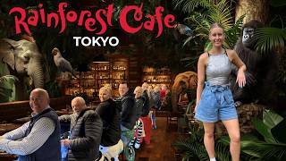 Japan’s only Rainforest Cafe restaurant at Ikspiari Tokyo Disney🌴 Family Dinner Vlog