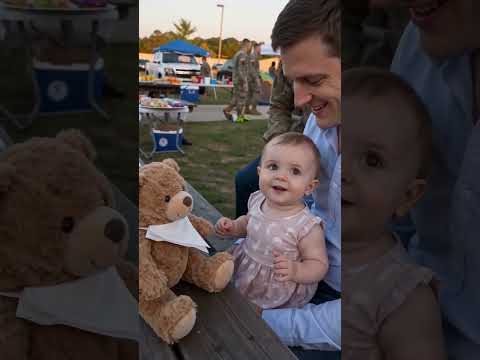 "All Done!" 🧸 Baby Bibs Her Teddy — Then Gasped!