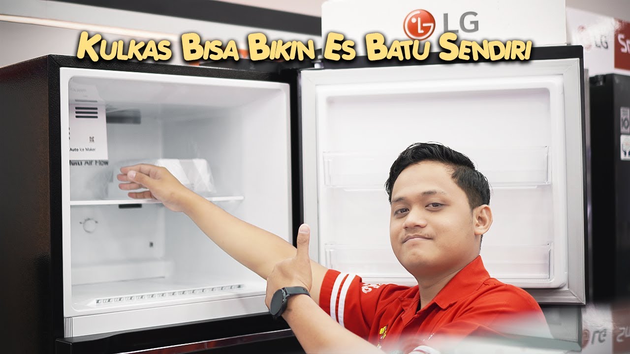 CANGGIH..!!! Kulkas 2 Pintu Jumbo Ini Bisa Bikin Es Sendiri, Begini Fitur & Speknya🏅 By @LG Indonesia