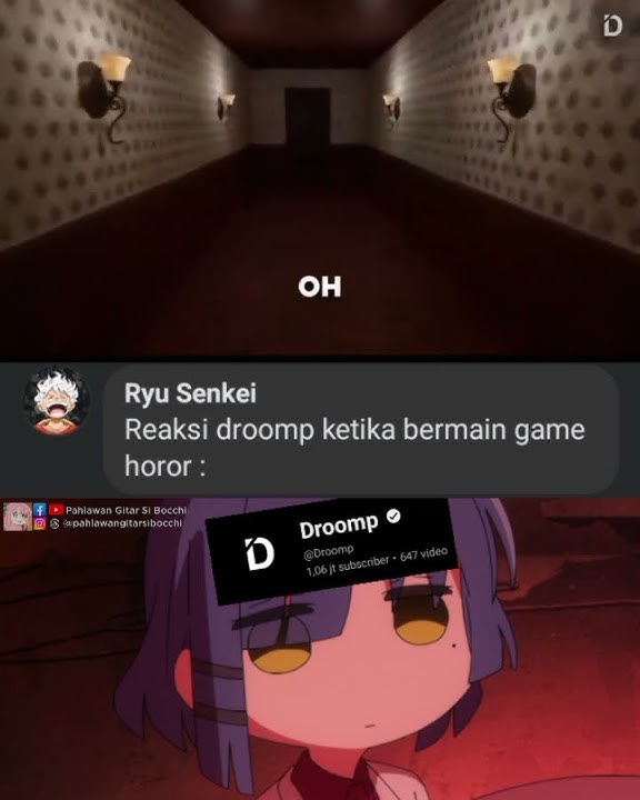 Ketika Droomp main game horor #droomp #gamehorror_indonesia #gameplay #bocchi_the_rock