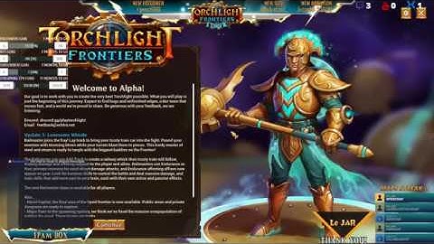 Torchlight Frontiers Alpha 3. Farming on lvl 100 "AoEmaster" (Railmaster) & lvl 100 Dusk Mage.