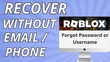 How to Reset Your Roblox Password Without Email or Phone Number (Working 2024)