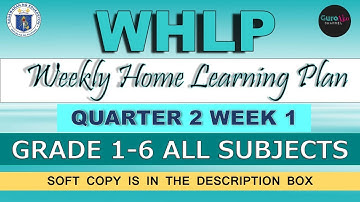 WHLP Q2 WEEK 1 - GRADE 1-6 - ALL SUBJECTS