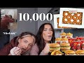 10,000 CALORIE CHALLENGE! THIS WAS A BAD IDEA! | Immie and Kirra