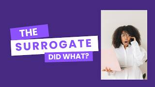 Surrogate Runs Away With Baby and Fights For Custody: The Breakdown #surrogacy #women #law  Ep. 287
