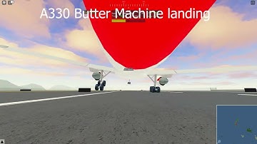 A330 BUTTER MACHINE Landing | PTFS ROBLOX #swiss001landing