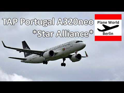TAP Air Portugal Airbus A320neo Star Alliance *CS-TVF* landing at Berlin Brandenburg Airport