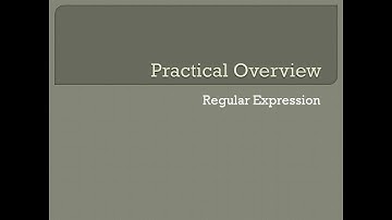 9 Practical Overview of Regular Expression
