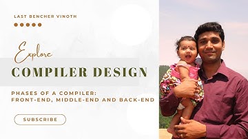 Phases of a Compiler: Front-End, Middle-End and Back-End | Compiler Design