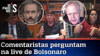 EXCLUSIVO: Entrevista durante a live de Jair Bolsonaro de 30/07/20