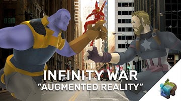 AVENGERS INFINITY WAR in Augmented Reality  " They are Everywhere" : Assemblr