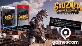 Godzilla Destroy All Monsters Melee Remastered New Details & Game Price & Gamescom Gameplay & More