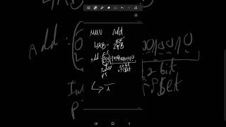 Operating systems - MMU translating virtual adress to adress in main memory using page table