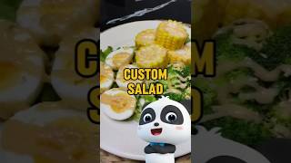 Baby Bus's Salad in Real Life 🤤 #kids #games #cooking Baby Bus's Salad in Real Life 🤤 #kids #games #cooking