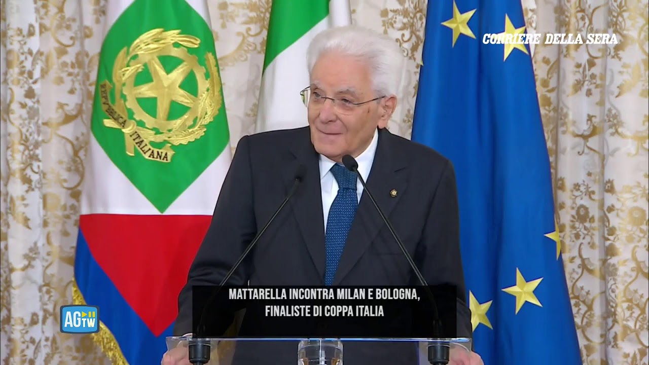 Milan e Bologna da Mattarella