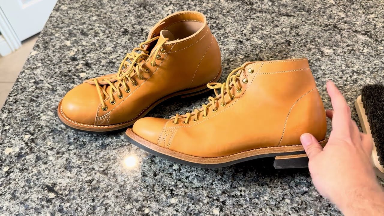 My Stitchdown Patina Thunderdome Crash Out - Zerrows Boneakers in Natural Horsebutt