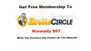 Bretts Circle Free With Clickback Rewards, Profit Canvas, Affiliate Trax or Video Takeover