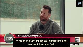 Andy Kusnetzoff interviews Messi 2023 (Part 1) [English sub.]