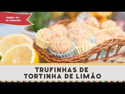 Trufa de Tortinha de Limão - Receitas de Minuto EXPRESS #193