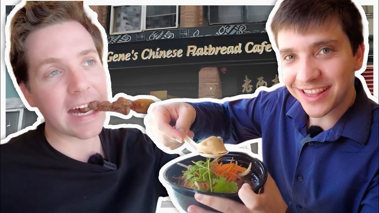 Trying Hand Pulled Noodles at Gene's Chinese Flatbread Cafe in Boston