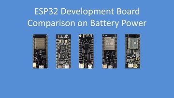 Tech Note 095 - Testing 5 popular ESP32 Development Boards on Battery Power
