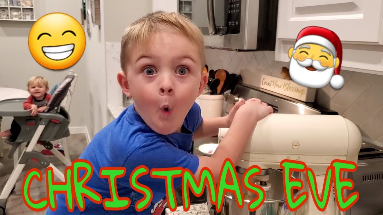 CHRISTMAS EVE BAKING AND TRACKING SANTA 