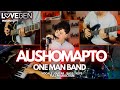 Aurthohin  aushomapto  one man band cover  with bass solo   ariyan  lovegen