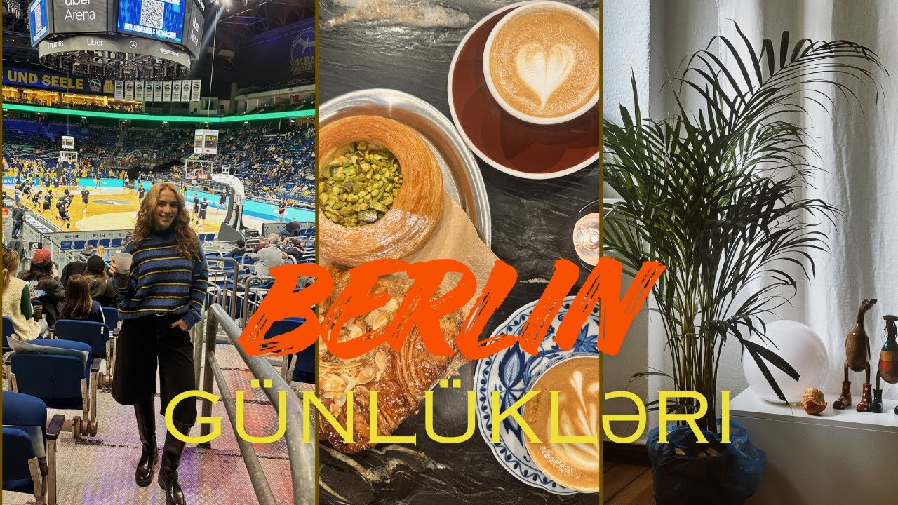 Berlin günlükləri: iş yoldaşımla kofe☕️, basketbol🏀, hobbilər 🪢, Göbeklitepe sərgi🗿