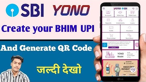 Yono Sbi Create your BHIM Upi Id and Generate Qr Code @SmartPointUser