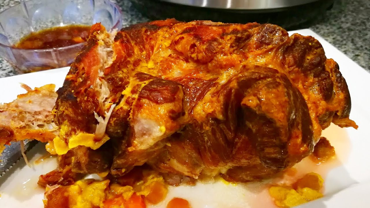 BONDIOLA DE CERDO A LA CERVEZA CASERA - OLLA A PRESION